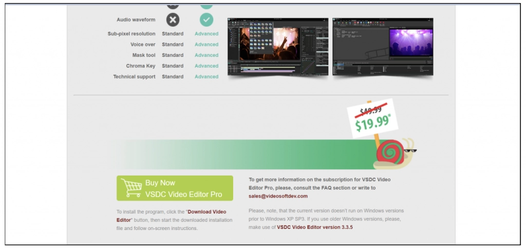 software de edición de vídeo