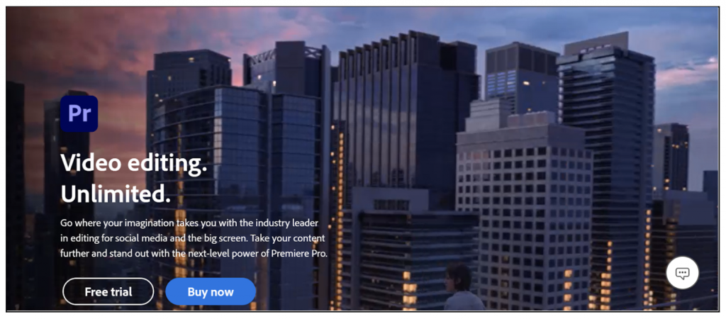 programa de edicion de video adobe