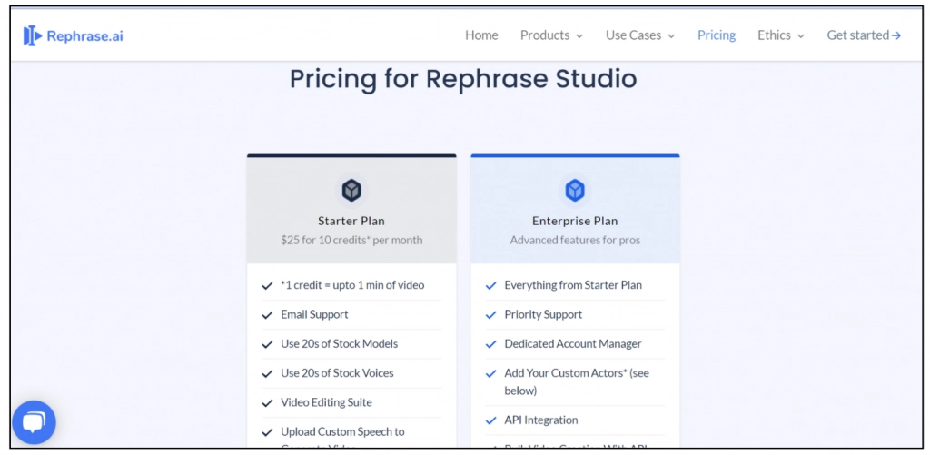 reformular preços de estúdio