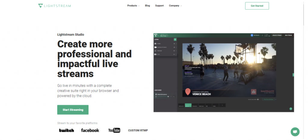 il miglior software di streaming live