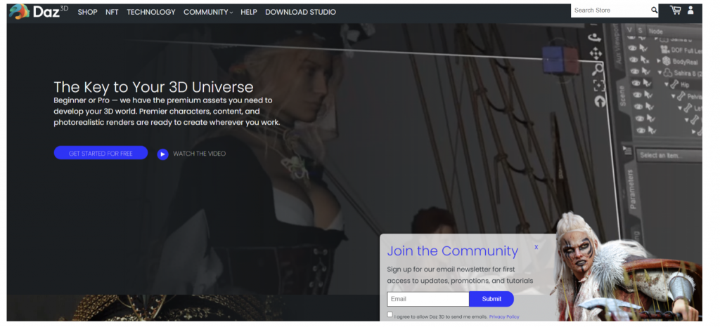 программа для захвата движения daz3d