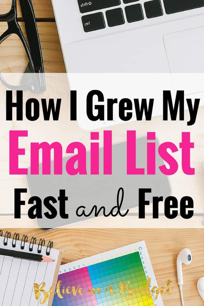 Sebagai blogger baru, saya benar-benar bingung tentang pentingnya membuat daftar email dan mengapa saya membutuhkannya. Saya tidak menjual produk apa pun, jadi mengapa saya membutuhkannya? Ternyata Anda melakukannya! Saya mengembangkan daftar saya dalam 4 bulan dengan melakukan 1 hal dengan cara yang benar-benar tidak menjijikkan. Inilah cara saya mengembangkan daftar email saya!
