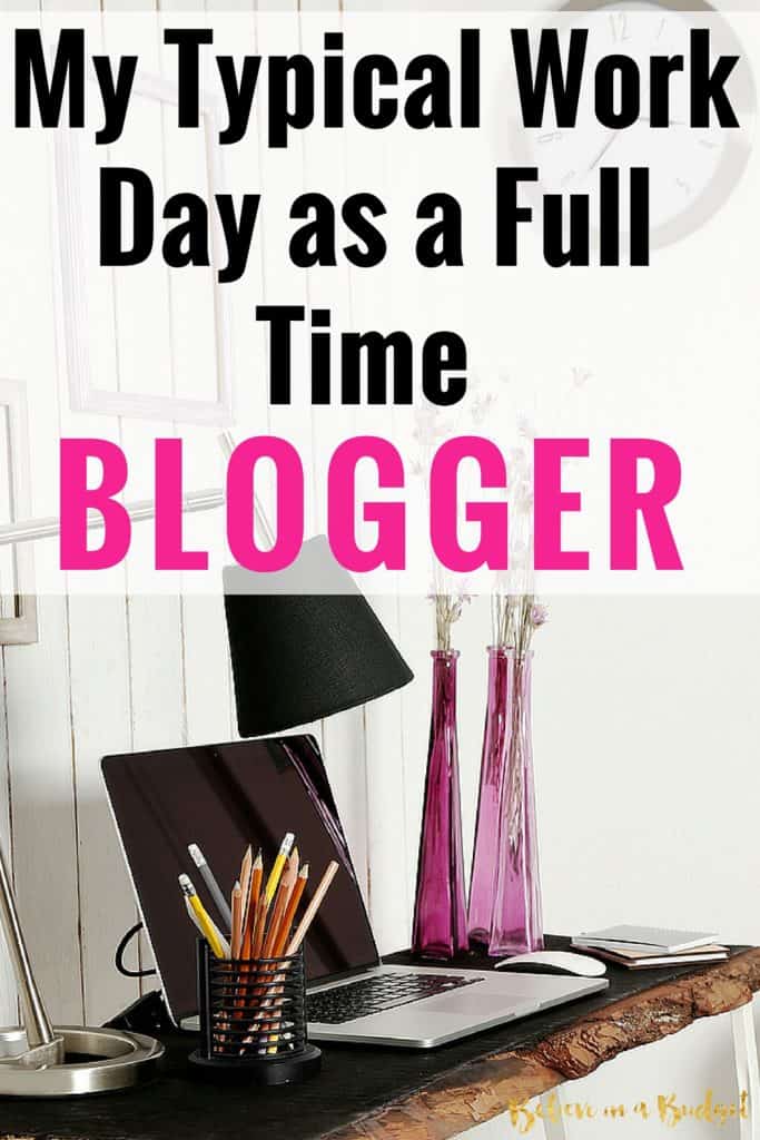 Eu blog em tempo integral para viver. Estou compartilhando como é blogar todos os dias e como é uma programação típica de blog!