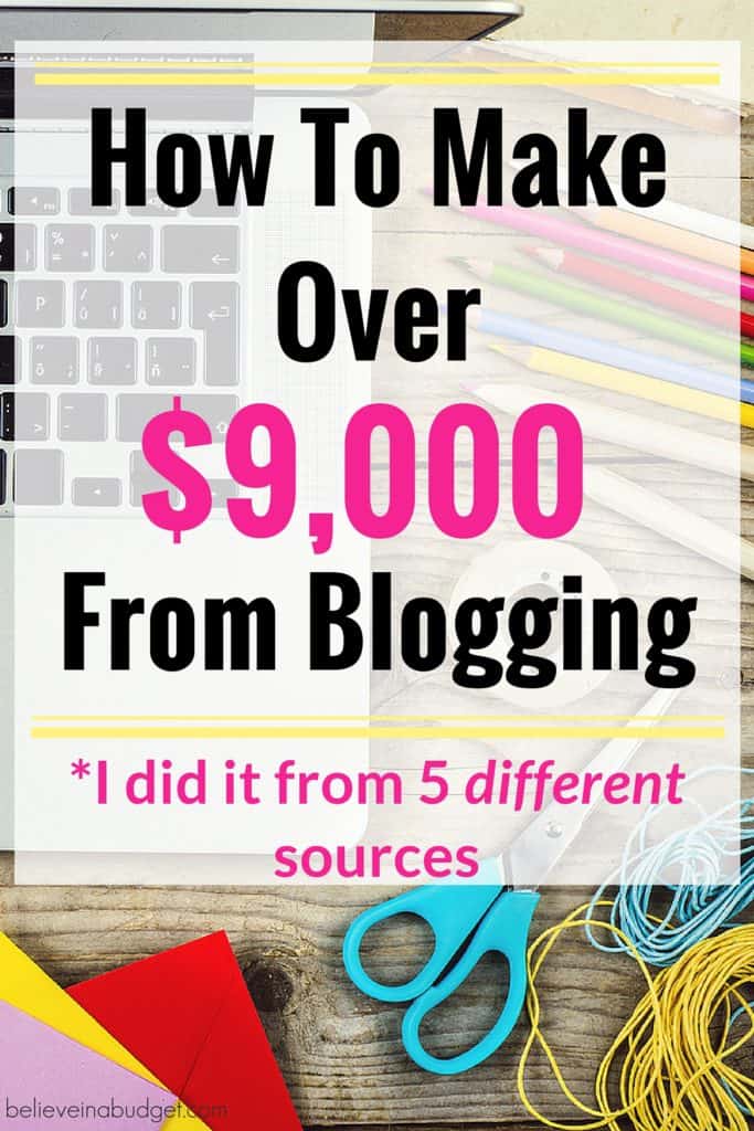 Berikut adalah laporan pendapatan saya. Bulan lalu saya menghasilkan lebih dari $9,000 dari blogging. Saya membagikan bagaimana saya melakukan ini dalam laporan pendapatan online saya. Saya bukan ahli dan baru ngeblog selama 1,5 tahun. Jika Anda ingin menghasilkan uang dan mendapatkan penghasilan tambahan, blogging adalah cara yang bagus untuk melakukan ini. Pertama kali saya menghasilkan uang dari blogging, saya menghasilkan sekitar $60. Sedikit lebih dari setahun kemudian, saya menghasilkan hampir $10.000 dari blogging. Saya menggunakan 5 cara berbeda untuk menghasilkan uang agar blog saya terdiversifikasi. Jika Anda ingin menghasilkan uang, inilah tepatnya cara saya melakukannya!