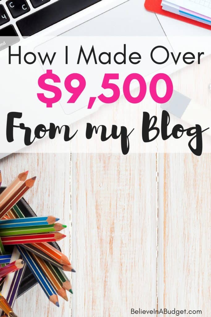 Bulan lalu saya menghasilkan lebih dari $9,500 blogging paruh waktu. Saya menghabiskan sekitar 6-8 jam seminggu di blog saya. Inilah yang saya kerjakan untuk menghasilkan uang secara online dan mendapatkan penghasilan penuh waktu dari blog saya.