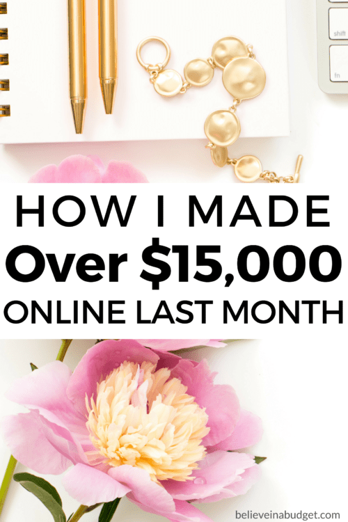 当我第一次学习如何创建博客时,我已经有四个月没有从博客中赚到任何钱了。最后,我在四个月后赚了第一笔 60 美元。现在,将近两年过去了,我依然坚强!上个月我在网上赚了超过 15,000 美元。这是我最新的在线收入报告!