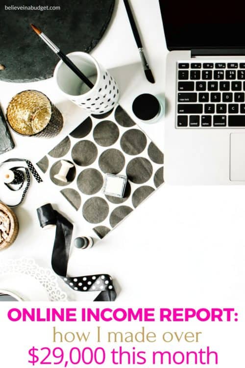 Iată raportul meu de venit online! Vă împărtășesc cum să câștigi bani prin blogging și cum să faci bani online. Acest raport de venituri online listează tone de sfaturi GRATUITE despre cum puteți începe să blogging, cum fac bani online și multe altele!