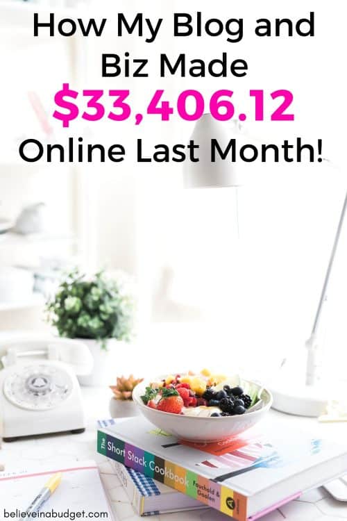 Raportul de venit online - iată cel mai recent raport al meu de venit și cum fac bani online ca blogger! #blogger #incomereport