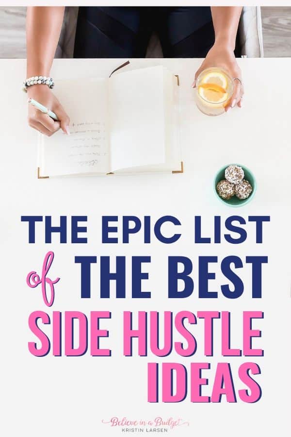 这是一个史诗般的副业想法列表。有超过 40 种不同的副业想法,您可以通过这些想法每月赚取超过 1,000 美元! #sidehustle