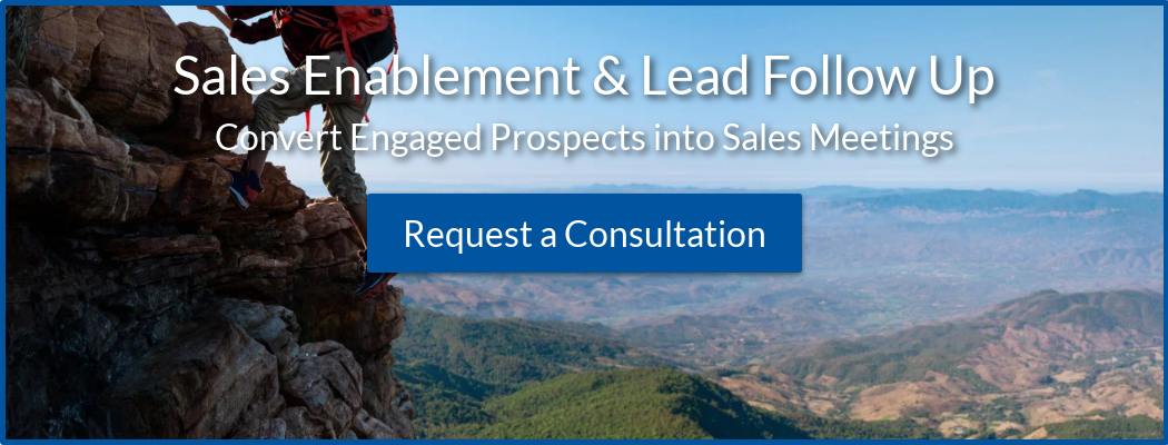 Sales Enablement & Lead Follow-Up Wandeln Sie engagierte Interessenten in Verkaufsmeetings um. Fordern Sie eine Beratung an