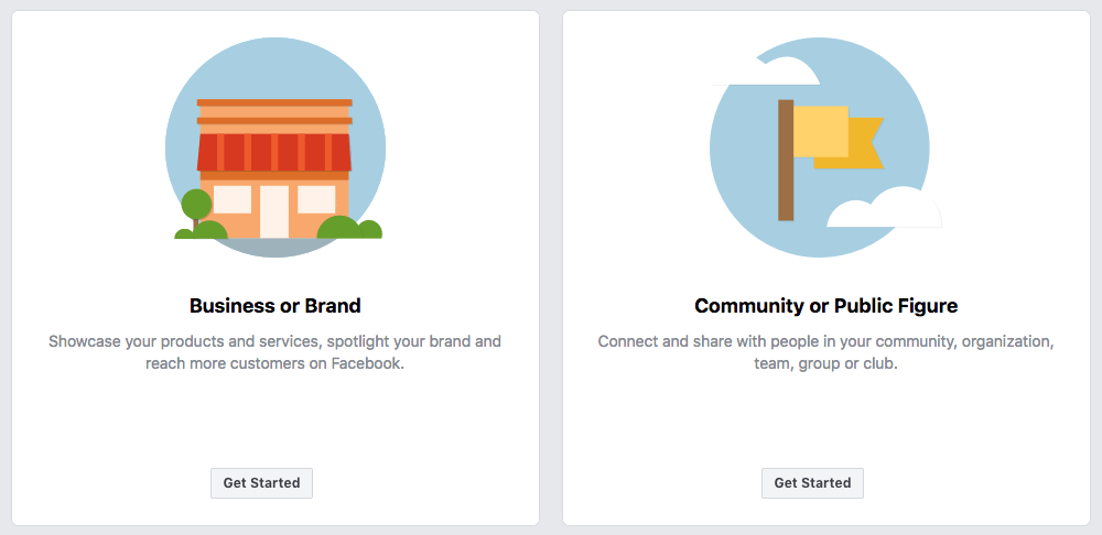 como criar uma pagina comercial no facebook