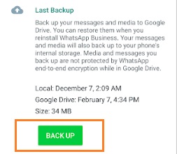 comment sauvegarder votre historique de chat sur Whatsapp