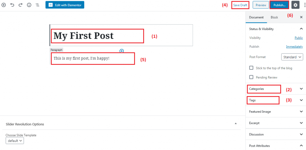 การสร้างบล็อกโพสต์บนเว็บไซต์ WordPress
