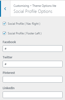 โปรไฟล์โซเชียลใน WordPress
