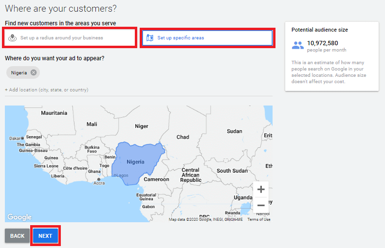 Segmentação de público-alvo no Google Ad