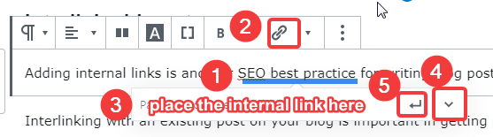 how to optimize your blog posts for SEO linking to internal posts