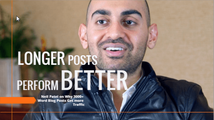 Neil Patel เกี่ยวกับวิธีการเพิ่มประสิทธิภาพโพสต์บล็อกของคุณสำหรับ SEO