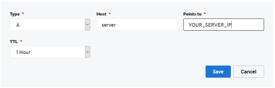 SMTP Sunucusunu Kur - Godaddy A kaydı