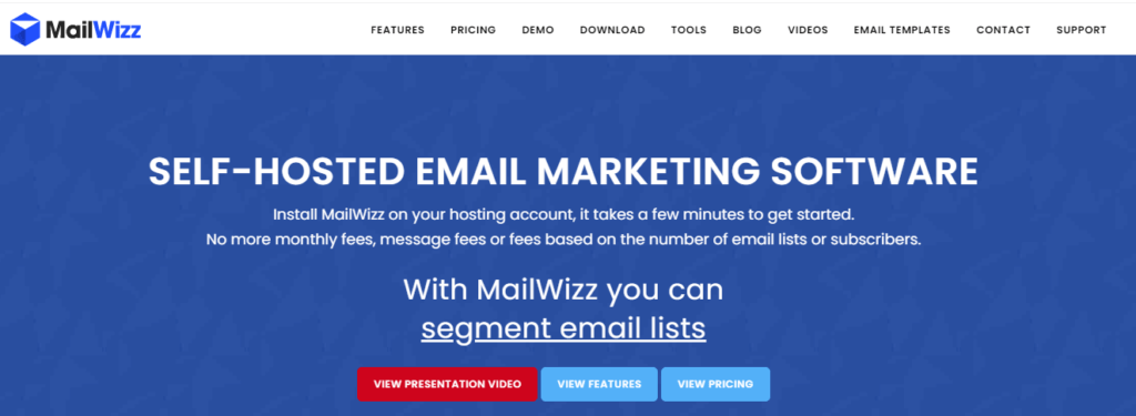 Инструменты почтового маркетинга MailWizz