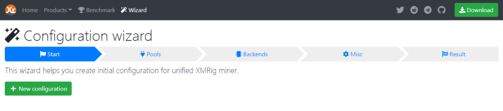 XMRig 配置向导
