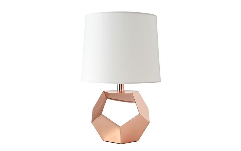 rosegold lamp
