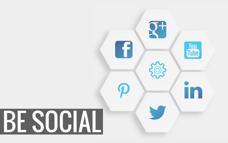 Be on social media