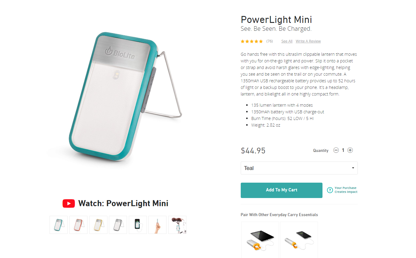 product description