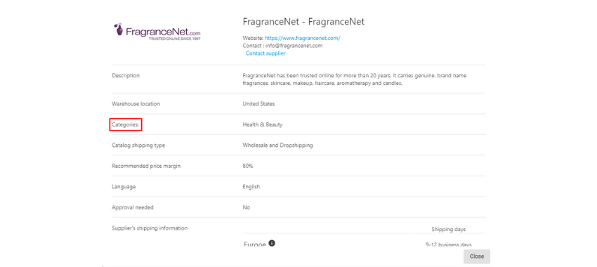 Categorii