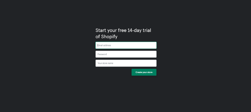Начните 14-дневную пробную версию бесплатно и начните продавать на Shopify