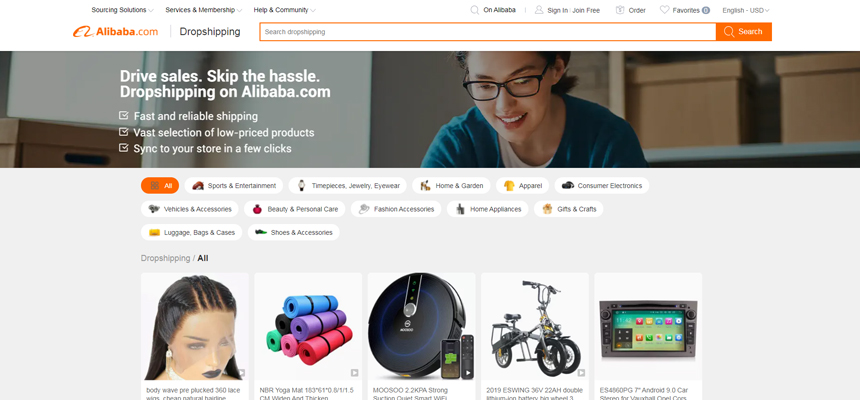 Dropshipping con Alibaba.com y Syncee Dropshipping with Alibaba.com and Syncee