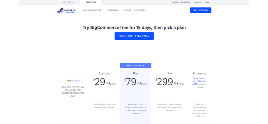 BigCommerce prices