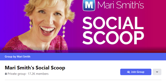 マリ・スミスのソーシャルスクープFacebookグループ