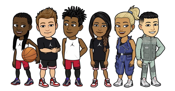 SnapchatBitmojiの服