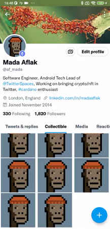 TwitterNFT表示オプション