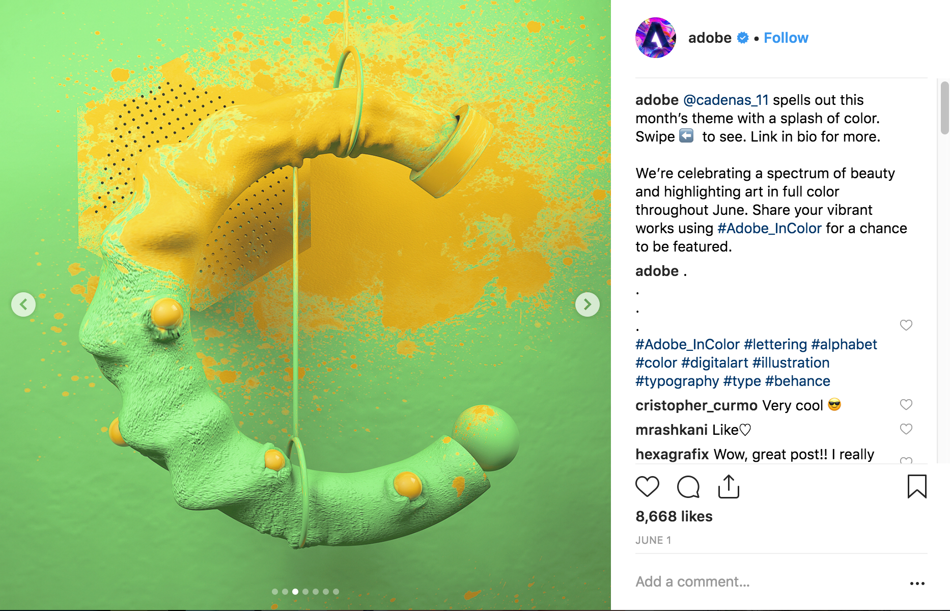 En İyi Instagram Kampanyaları 2018 - Adobe - Sked Social