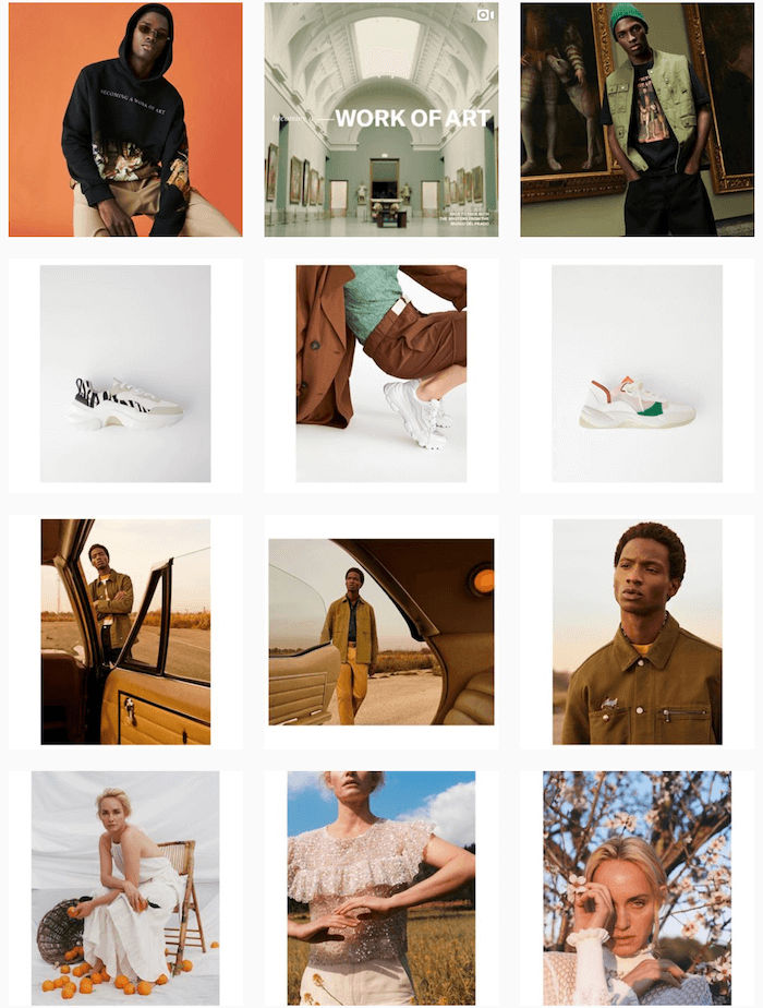 แบรนด์แฟชั่นบน Instagram - Zara - Sked Social