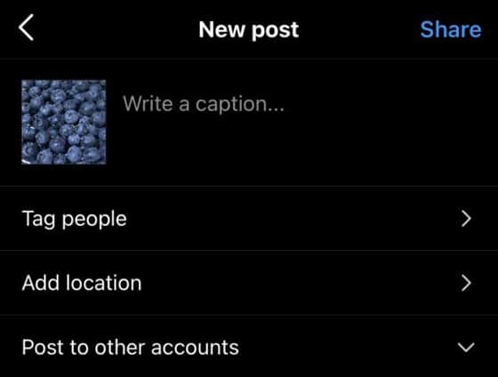 ميزة إضافة الموقع في Instagram