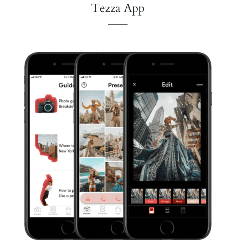 Aplicación Tezza