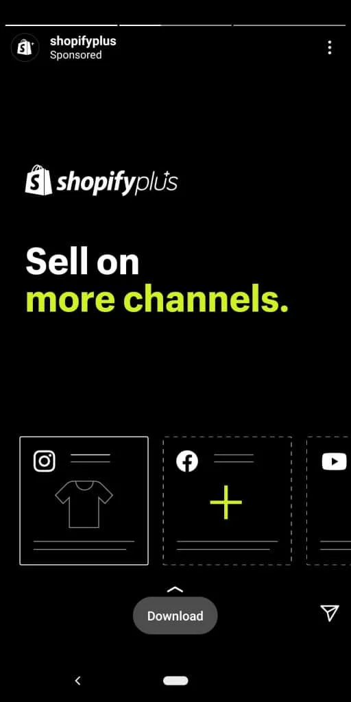 Shopify Glissez vers le haut l'histoire de la génération de leads