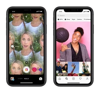 contenido de video de instagram