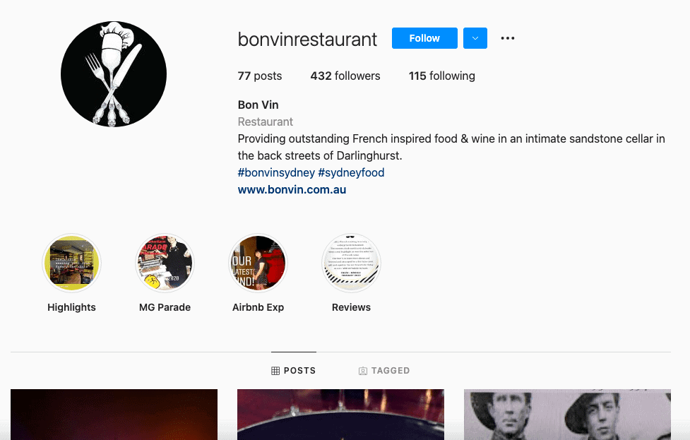 Feed Instagram Bon Vin