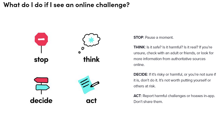 TikTok tendances dangereuses