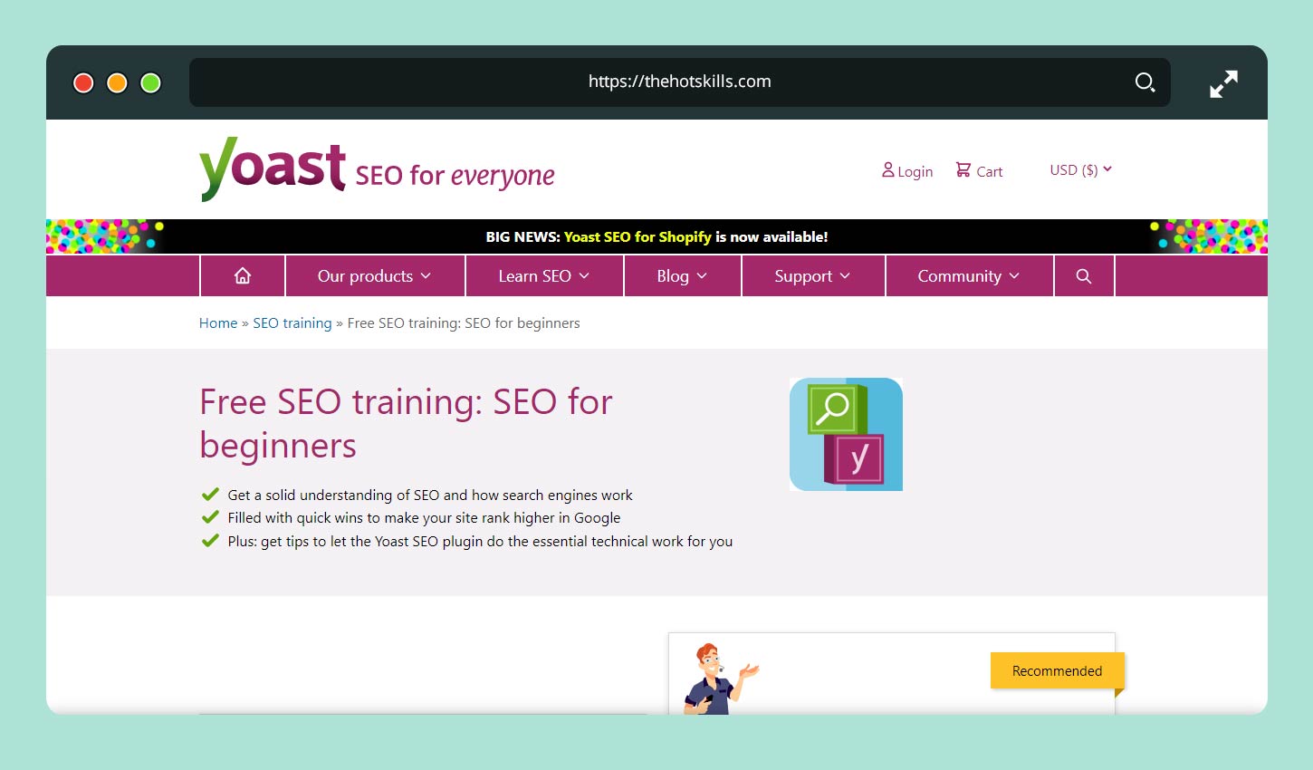 Pelatihan SEO gratis untuk pemula