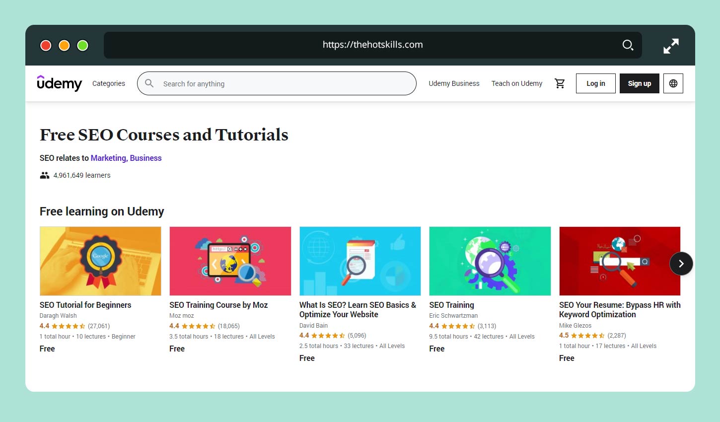 Kursus dan Tutorial SEO Gratis