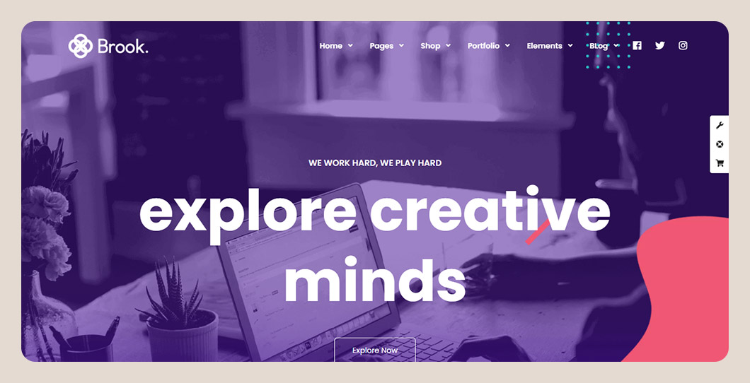 Brook - Modello HTML per agenzia creativa e business