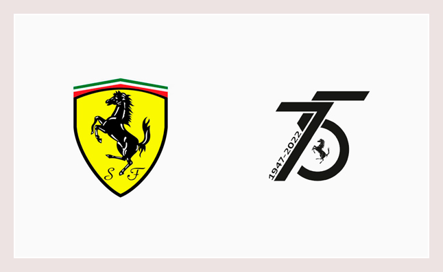 Ferrari Yıldönümü Yeniden Markalama