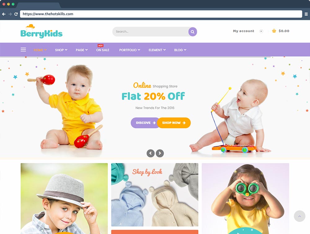 BerryKid - Bebek Mağazası WooCommerce WordPress Teması