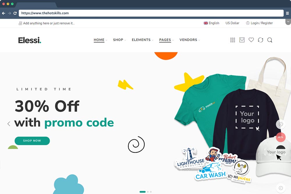 Elessi - WooCommerce AJAX WordPress Teması