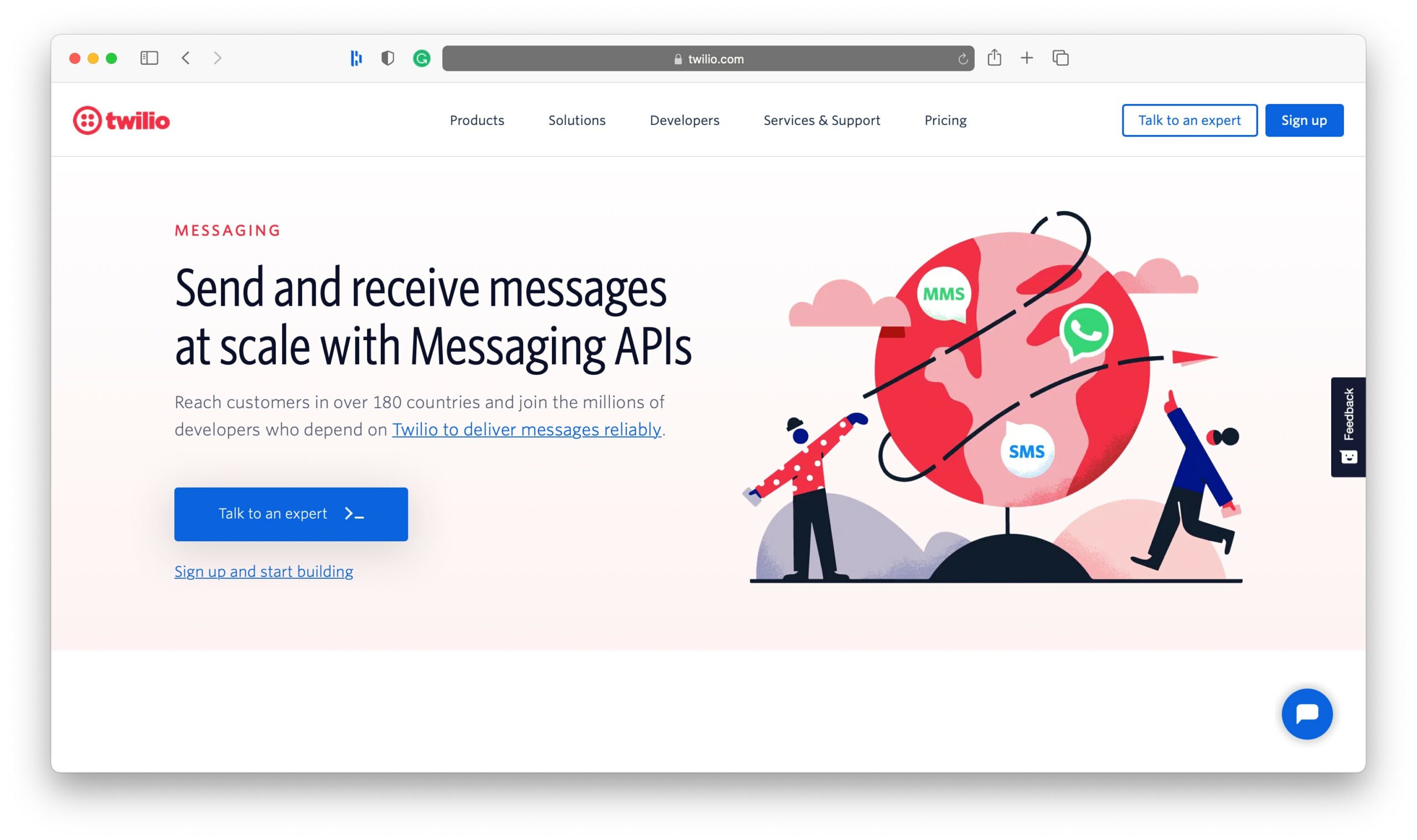 Инструменты SMS-маркетинга Twilio