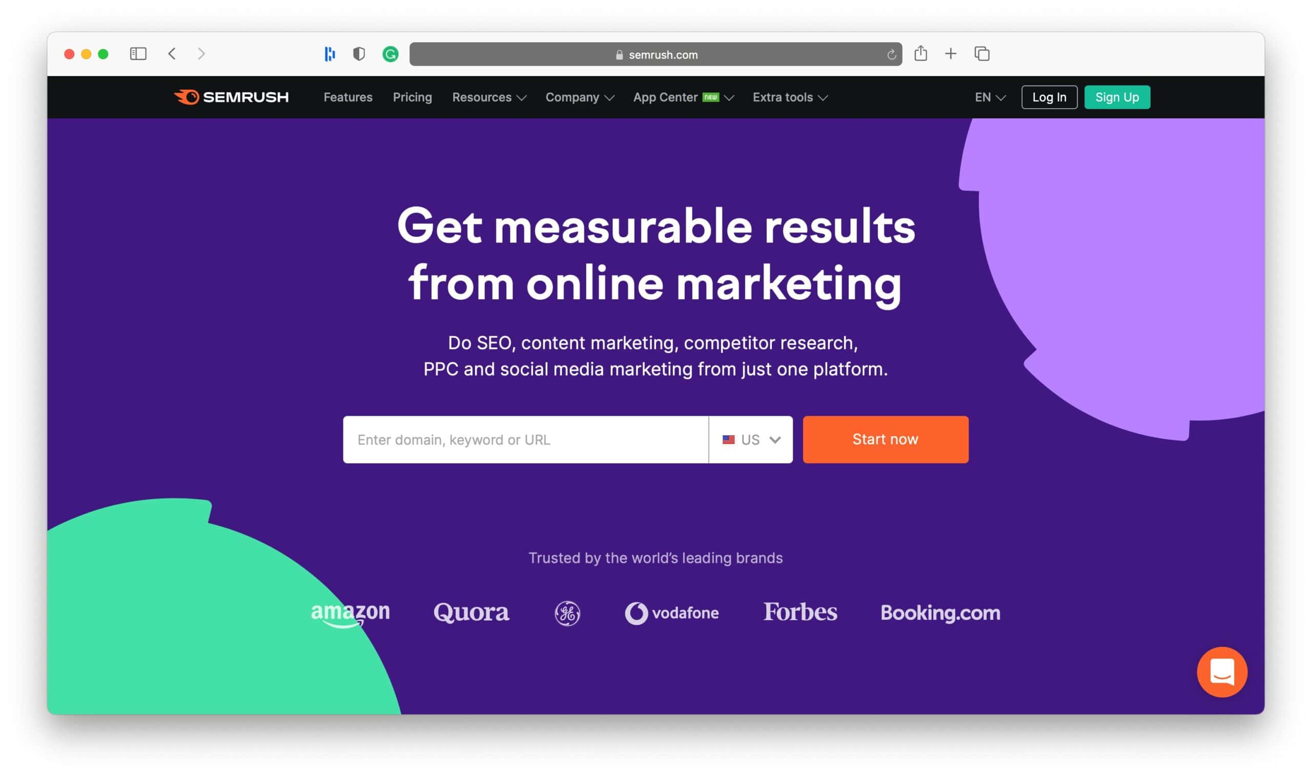 Examen SEMrush pour les sites Web